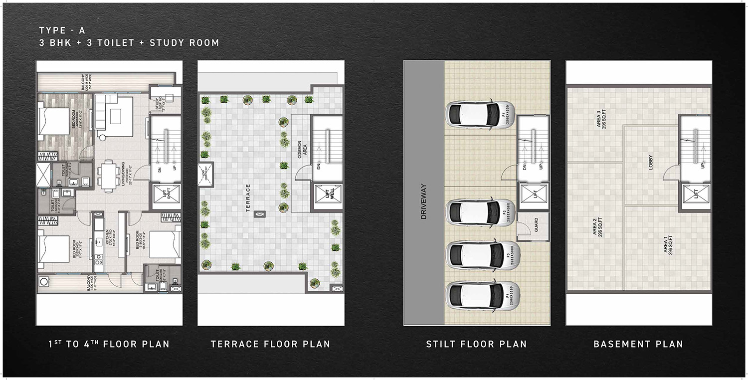 2 BHK Floor Plan